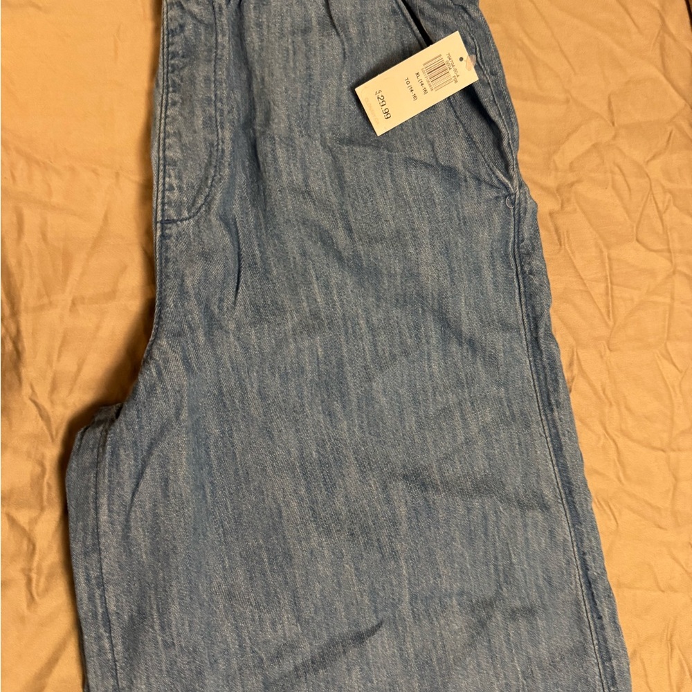 Old navy cotton girls XL Light Blue Denim pants